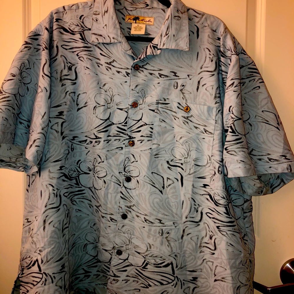 Joe Marlin Men’s XL Rayon Blend Camp Shirt